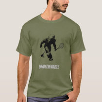 Bigfoot Tennis Player T-Shirt