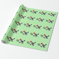 Christmas Tennis Quokka Wrapping Paper