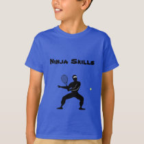 Ninja Skills Tennis Player Kids T-Shirt