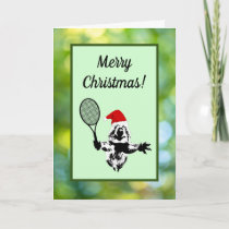 Quokka Tennis Christmas Card