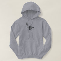 Quokka With Tennis Racquet Front and Back Hoodie