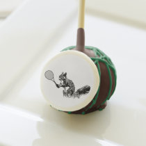 Squirrel Tennis Cake Pops