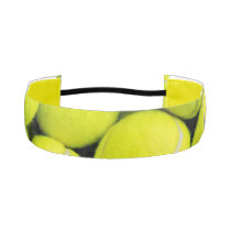 Tennis Ball Fuzz Pattern Athletic Headband