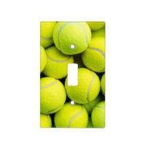 Tennis Ball Fuzz Pattern Light Switch Cover