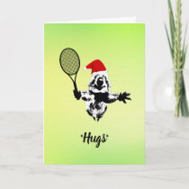 Tennis Quokka Christmas Card