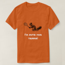 Tennis Squirrel T-Shirt