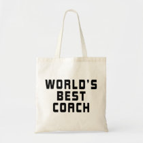 World's Best Coach Sports Tote Bag