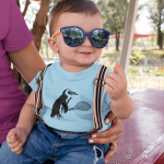 Baby In Tennis Penguin Shirt